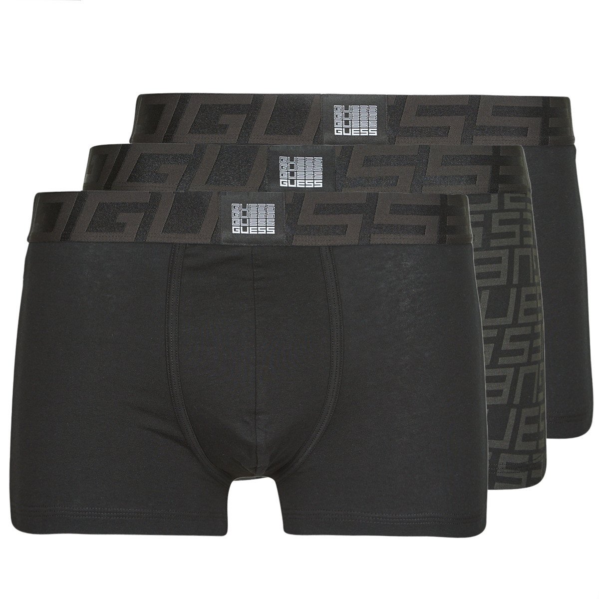 Guess  IDOL BOXER TRUNK PACK X3  Černá
