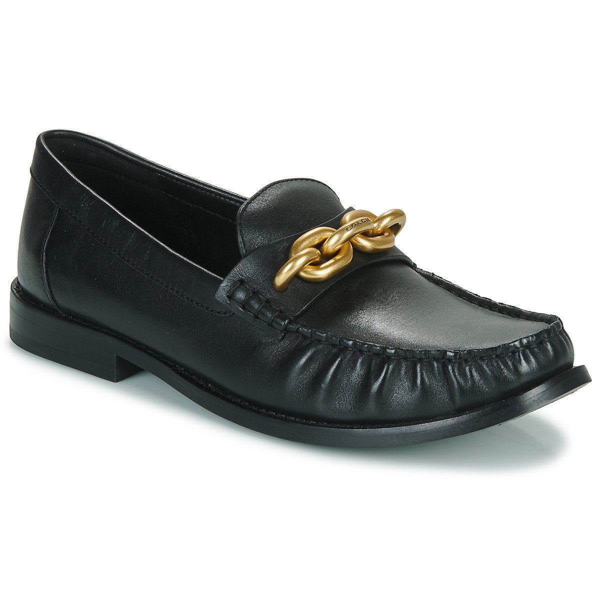 Coach  JESS LEATHER LOAFER  Černá