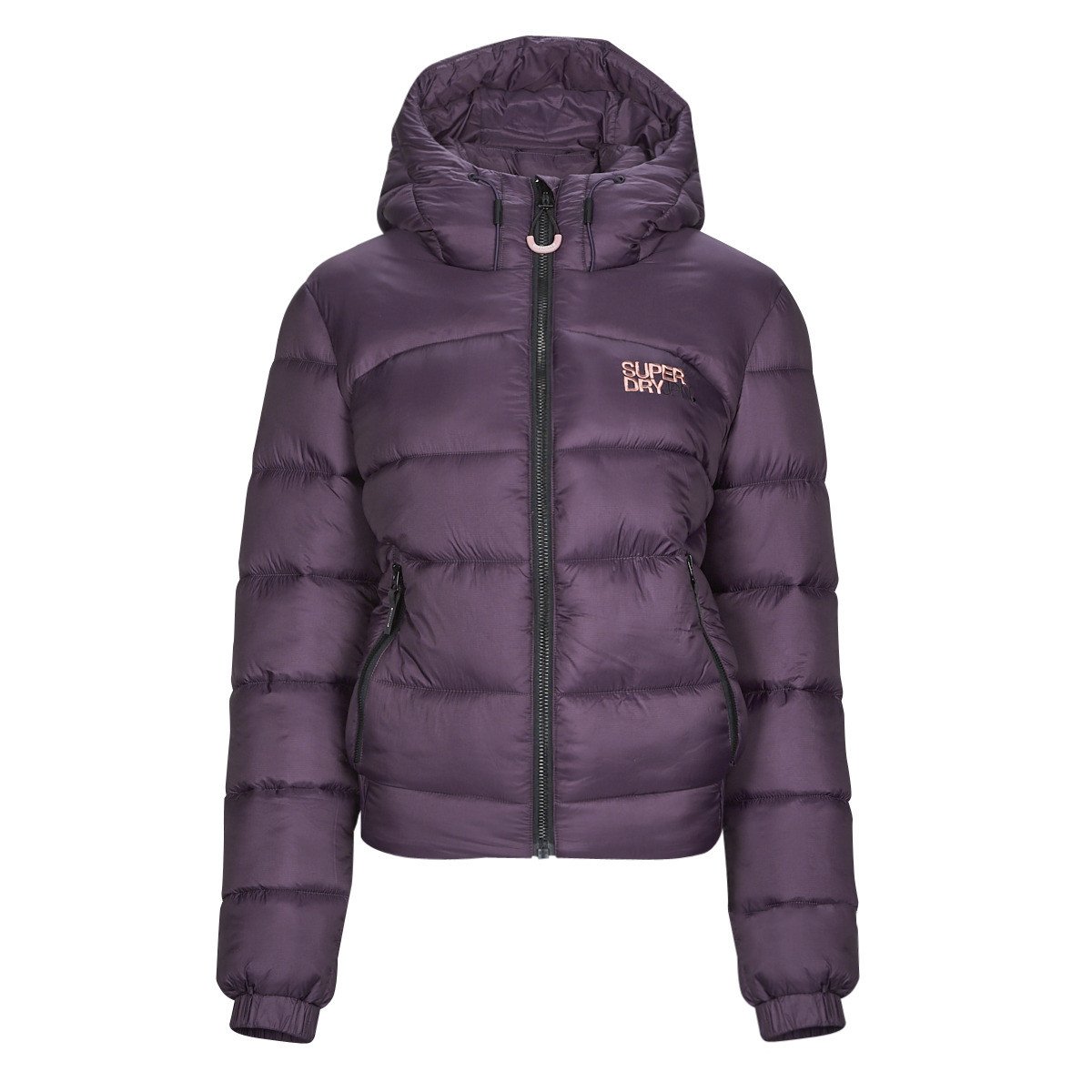 Superdry  SPORTS PUFFER BOMBER JACKET  Fialová