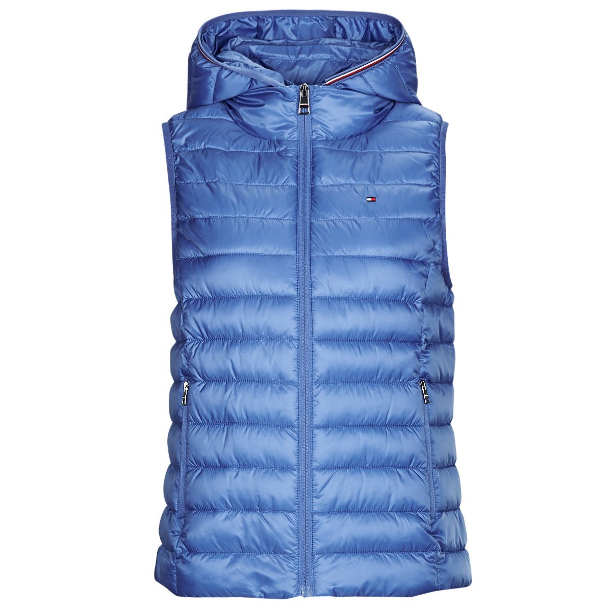 Tommy Hilfiger  LW PADDED GLOBAL STRIPE VEST  Modrá