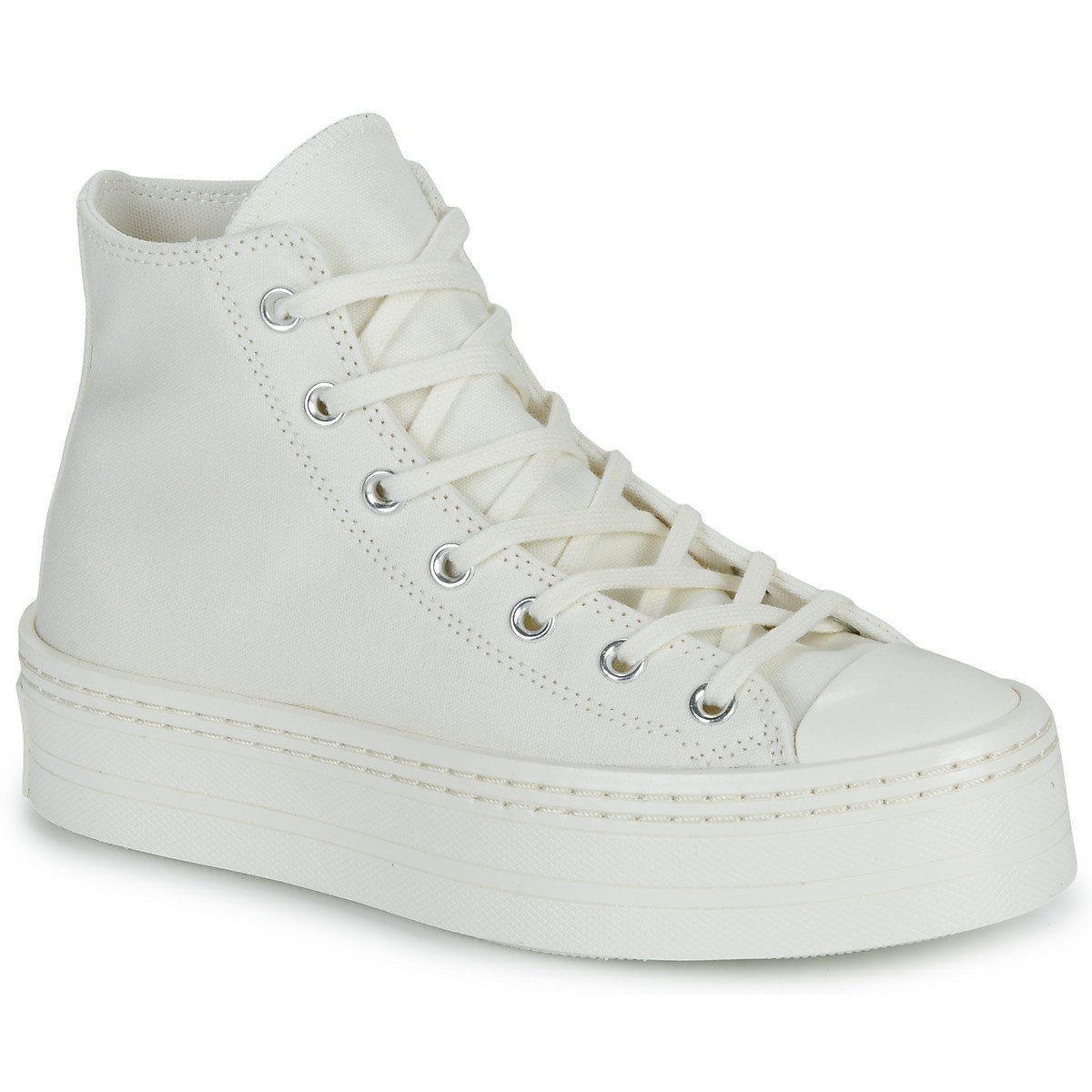 Converse  CHUCK TAYLOR ALL STAR MODERN LIFT PLATFORM CANVAS  Bílá
