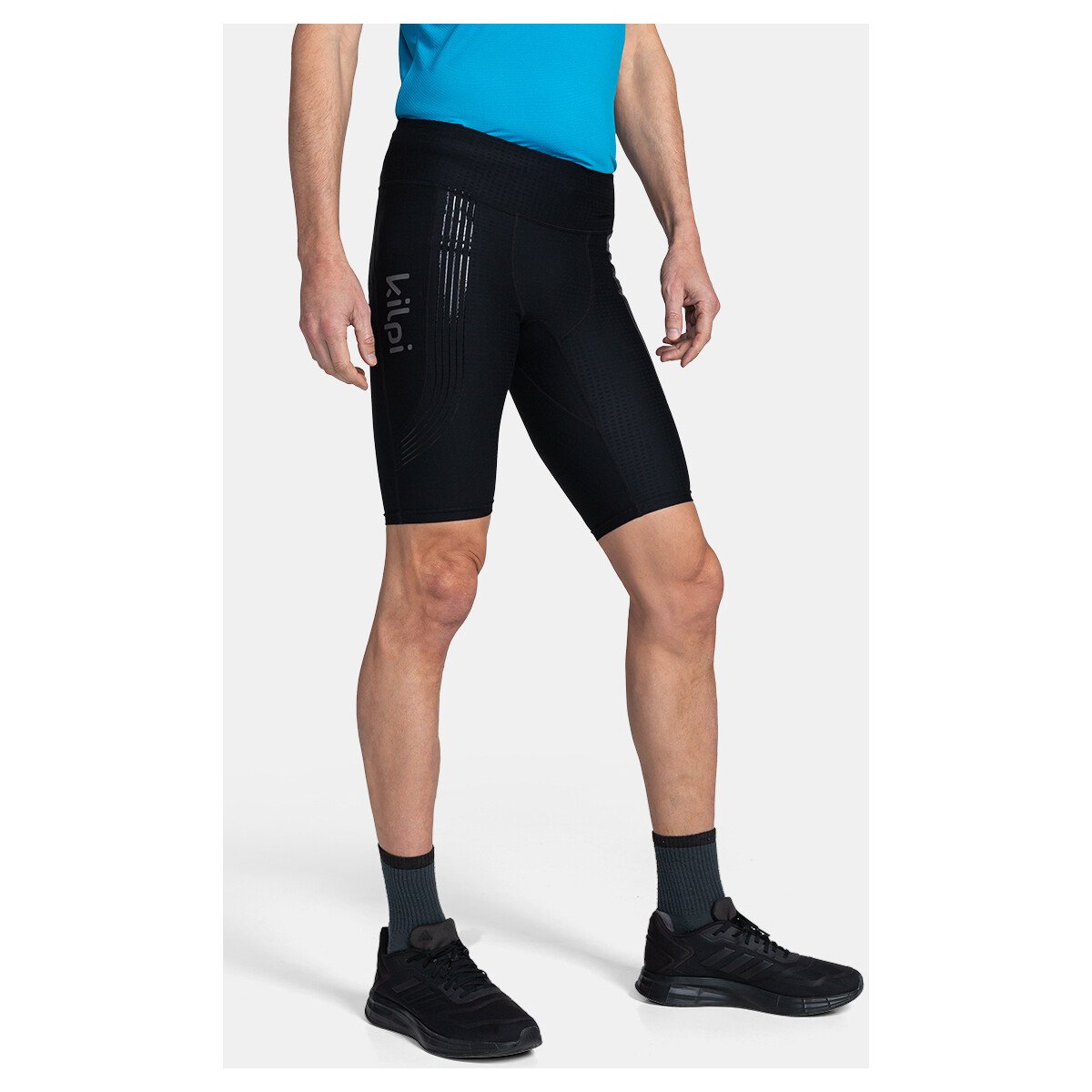 Kilpi  Pánské kompresní běžecké kraťasy  CHAMONIES-M  Černá