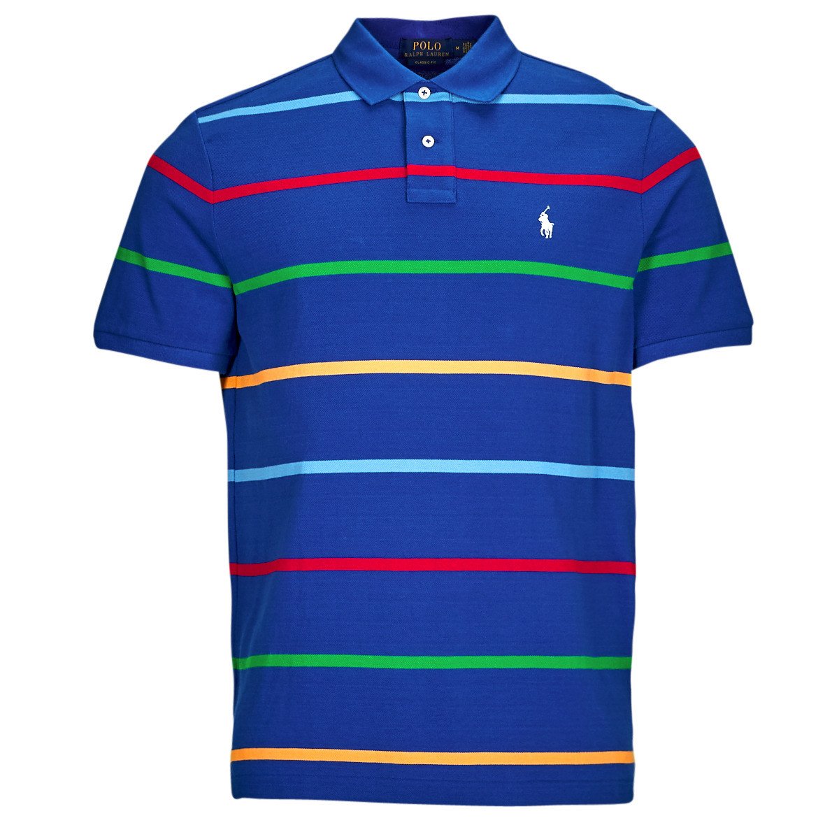 Polo Ralph Lauren  POLO COUPE DROITE A RAYURES MULTICOLORES  ruznobarevne