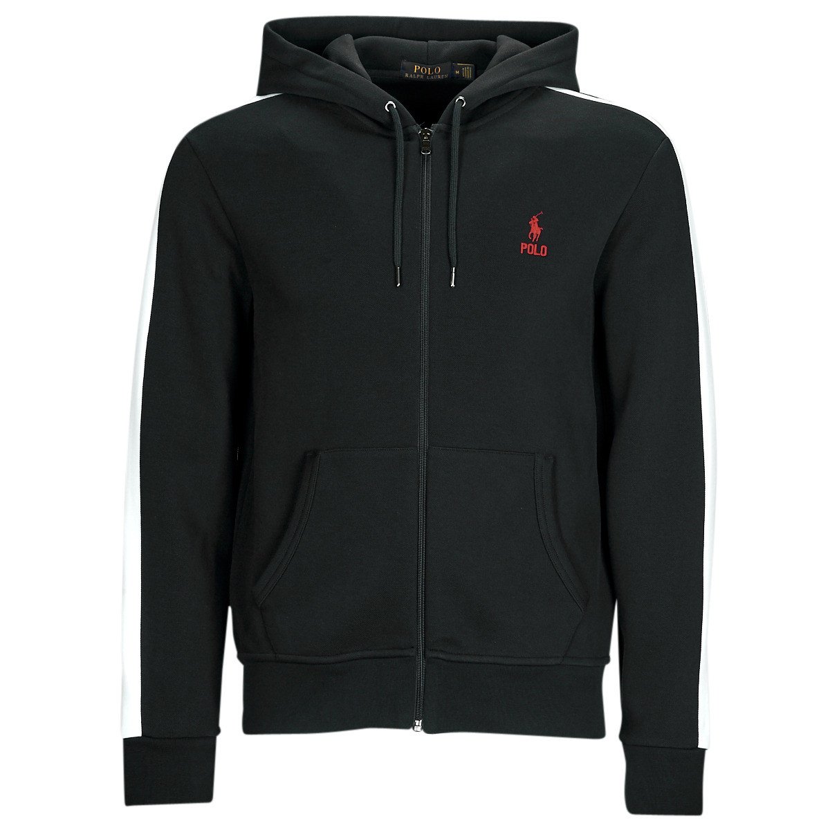 Polo Ralph Lauren  VESTE DE SURVETEMENT AVEC BANDES  Černá