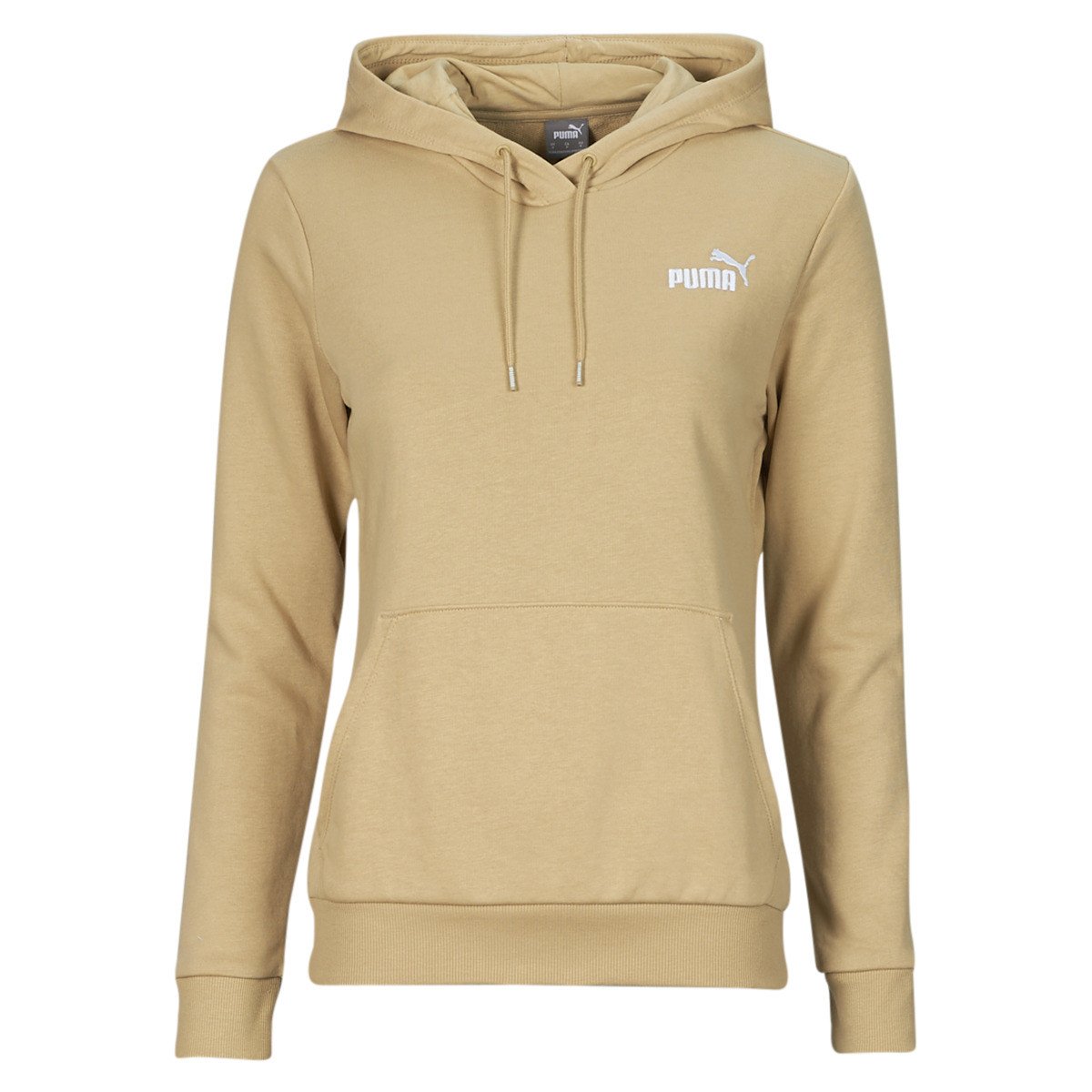 Puma  ESS+ EMBROIDERY HOODIE TR  Béžová