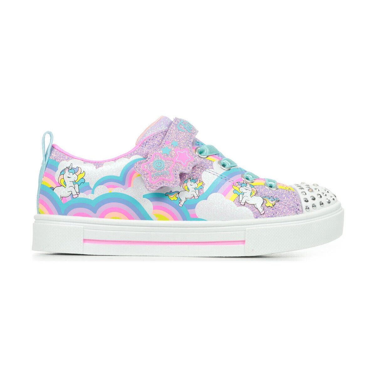 Skechers  S Lights Twinkle Sparks Jumpin' Clouds  Fialová