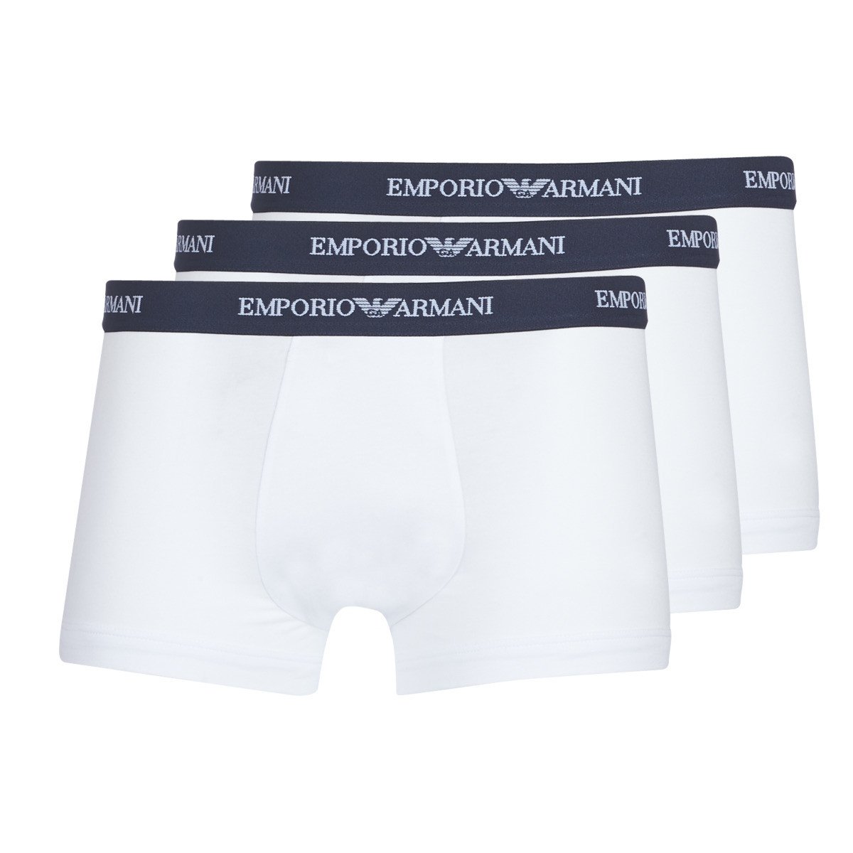 Emporio Armani  CC717-PACK DE 3  Bílá