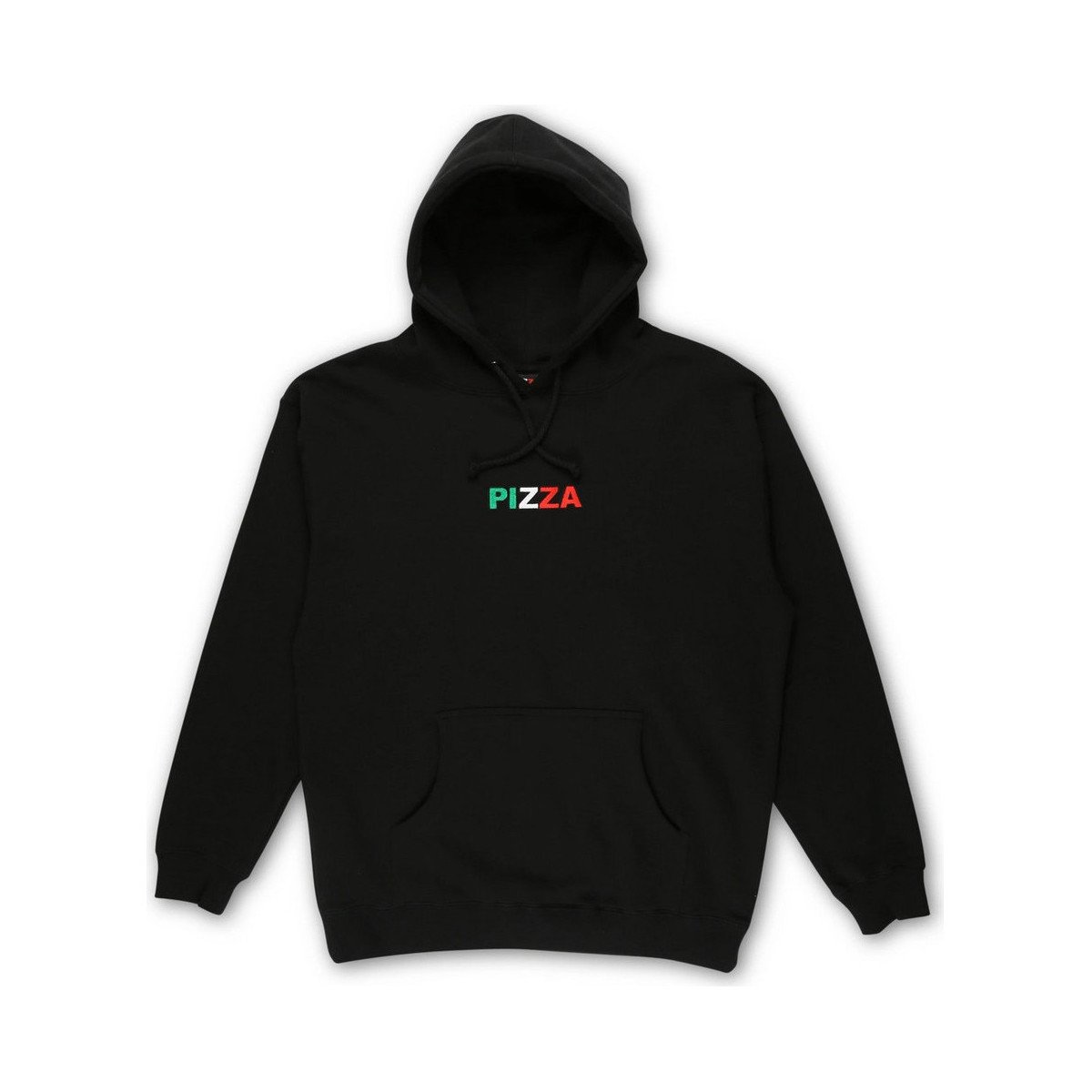 Pizza  Sweat tri logo hood  Černá