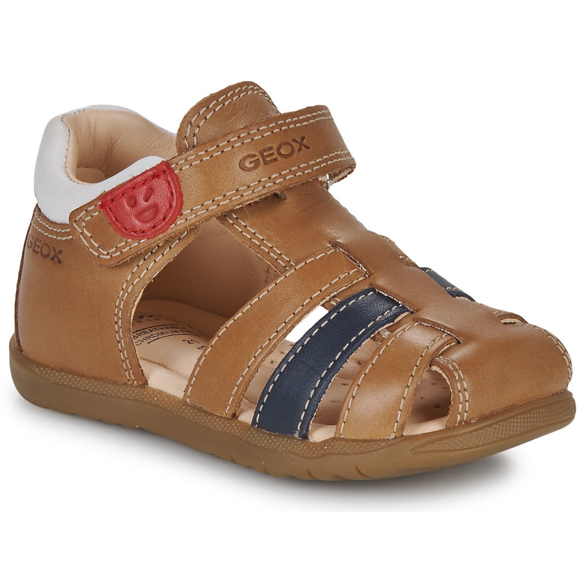 Geox  B SANDAL MACCHIA BOY  Hnědá
