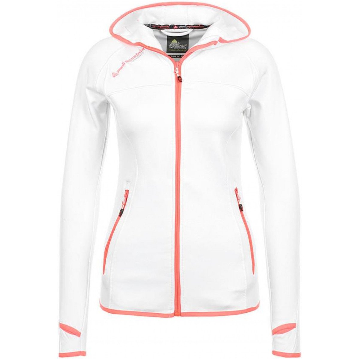 Peak Mountain  Blouson polarshell femme ACAMPUS  Bílá