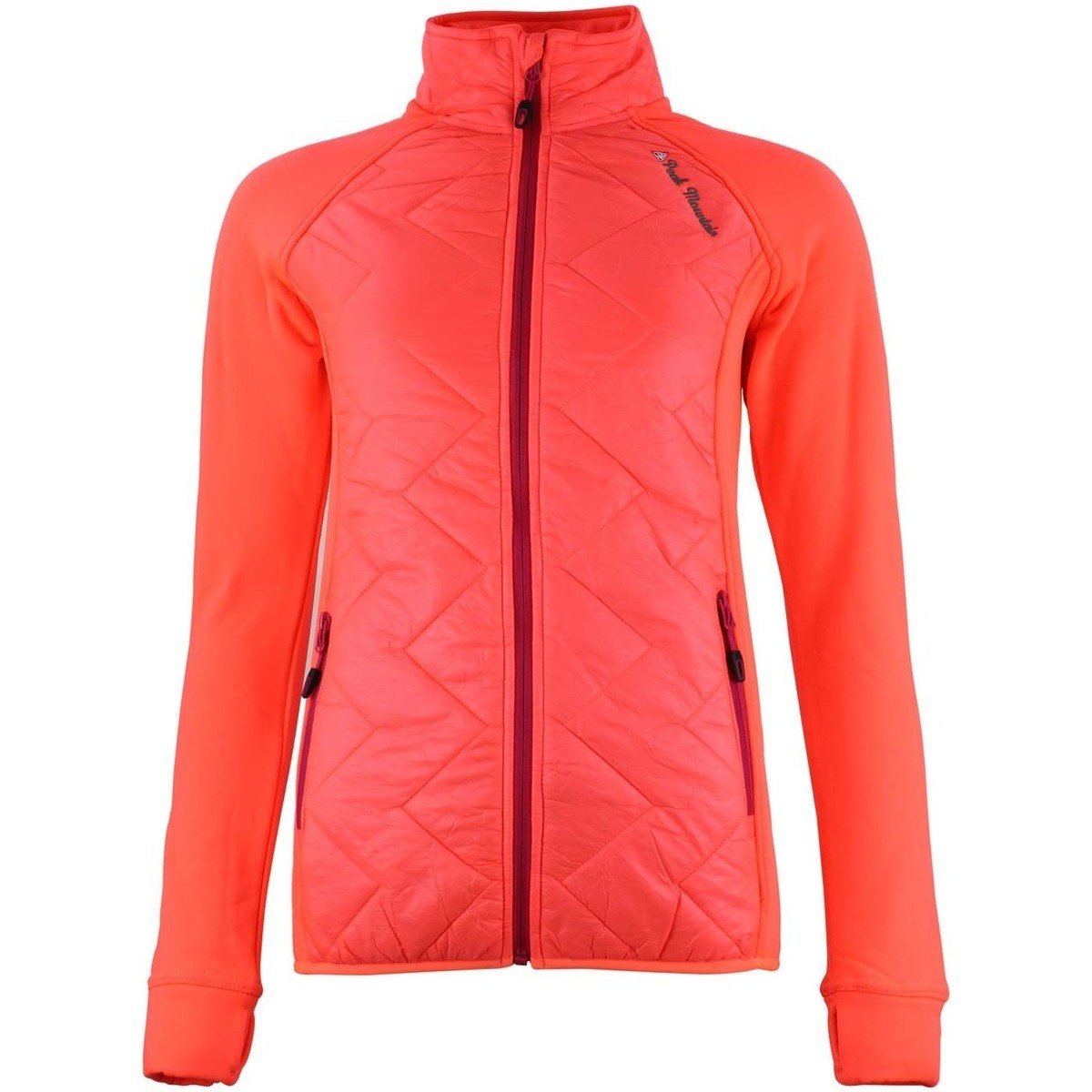 Peak Mountain  Blouson polarshell bimatière femme ACER  Oranžová