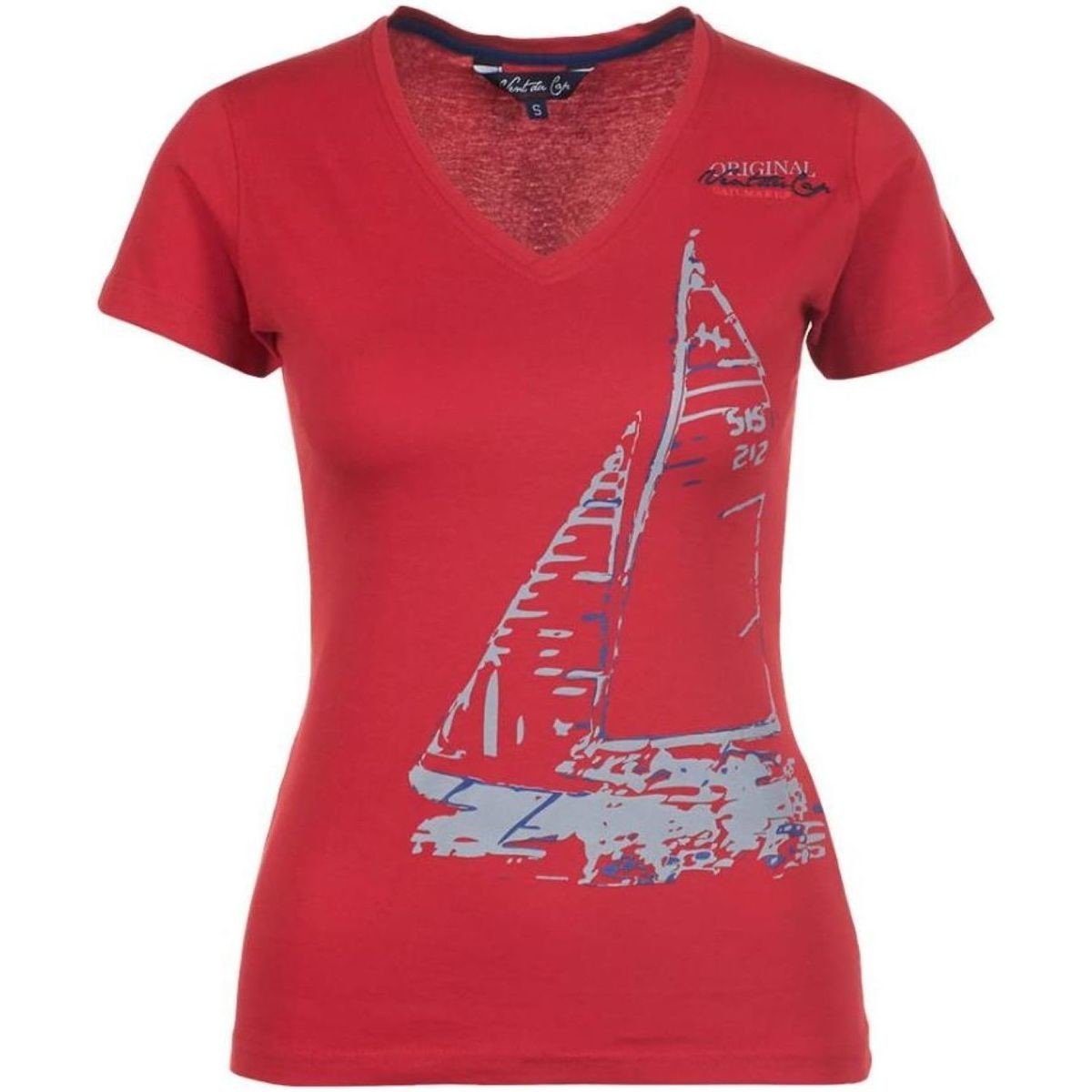 Vent Du Cap  T-shirt manches courtes femme ADRIO  Červená