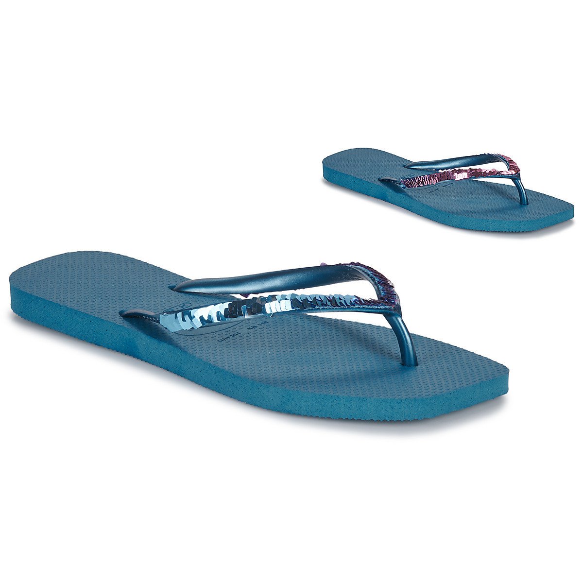 Havaianas  SLIM SQUARE MAGIC SEQUIN  Tmavě modrá