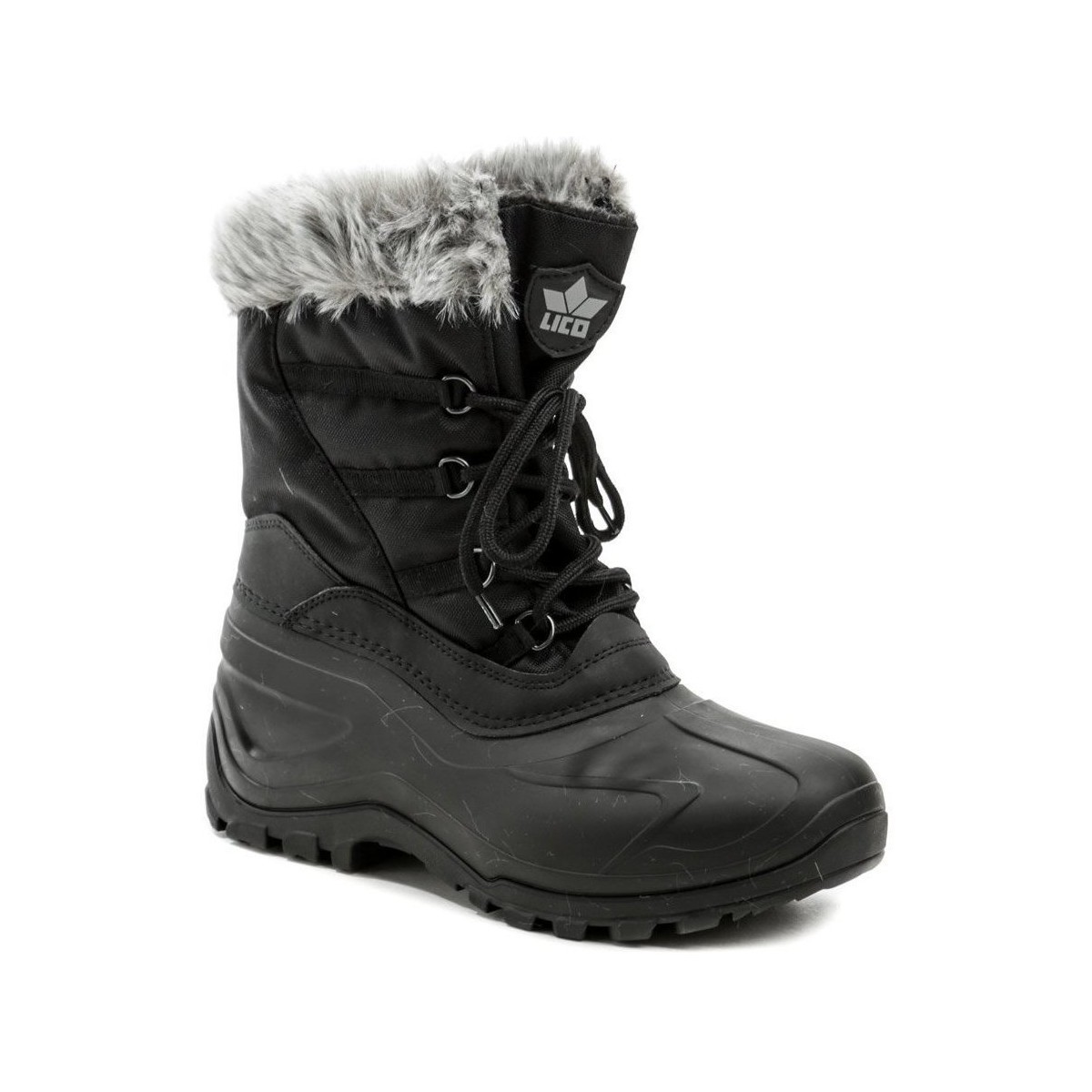 Lico  730038 Merthe černé dámské zimní boty  Černá