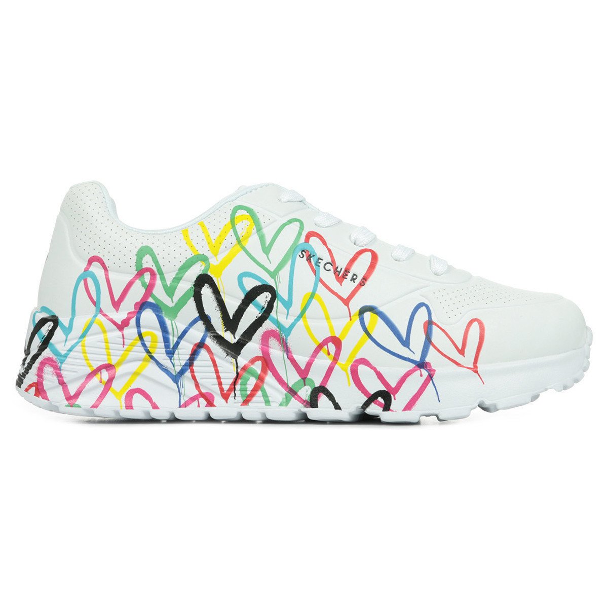 Skechers  Uno Lite Spread The Love  Bílá