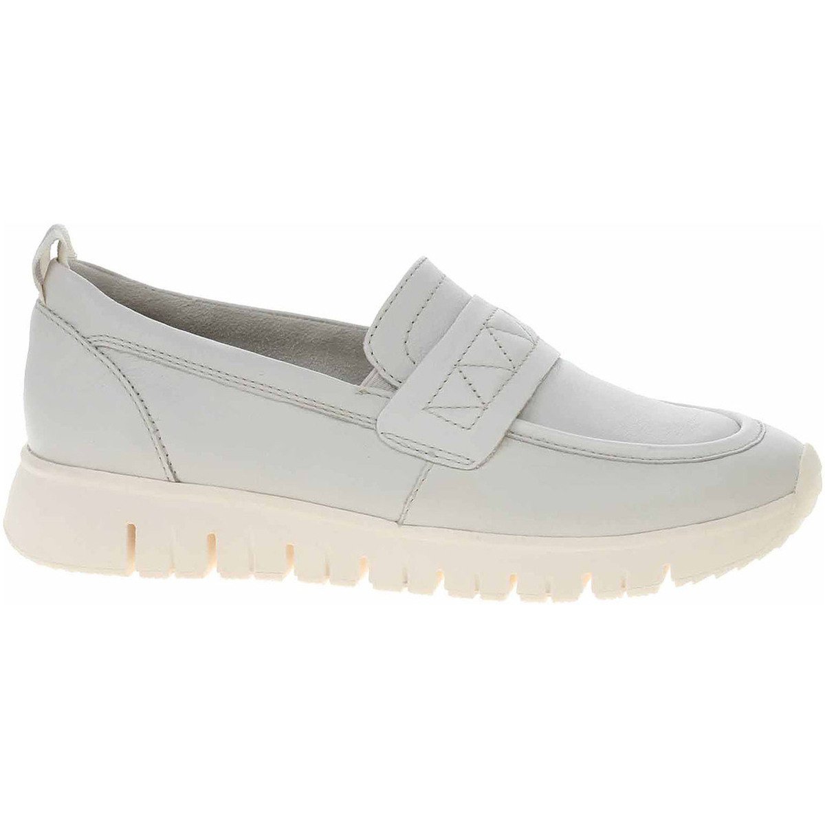 Tamaris  Dámské mokasiny  8-84700-20 offwhite nappa  Šedá