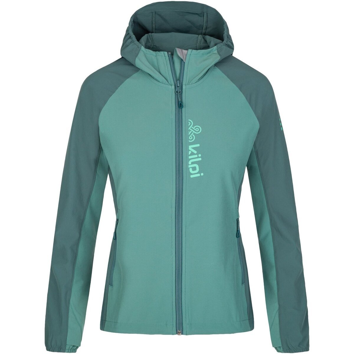 Kilpi  Dámská softshellová běžecká bunda  BALANS-W  Zelená