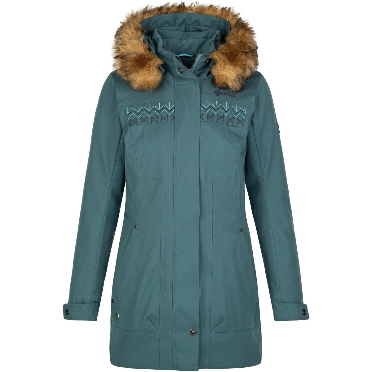 Kilpi  Dámský zimní kabát  PERU-W  Zelená