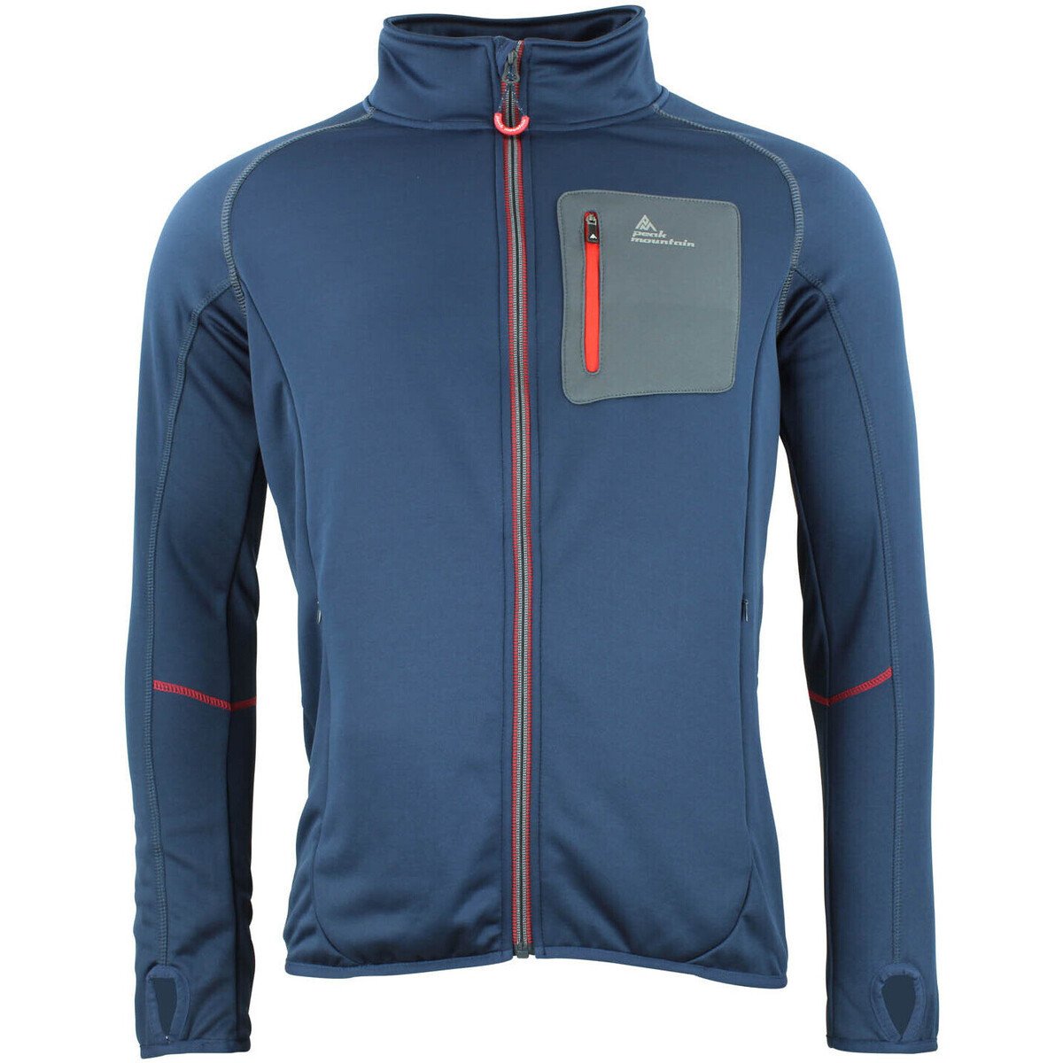 Peak Mountain  Blouson polarshell homme CEMARO  Tmavě modrá