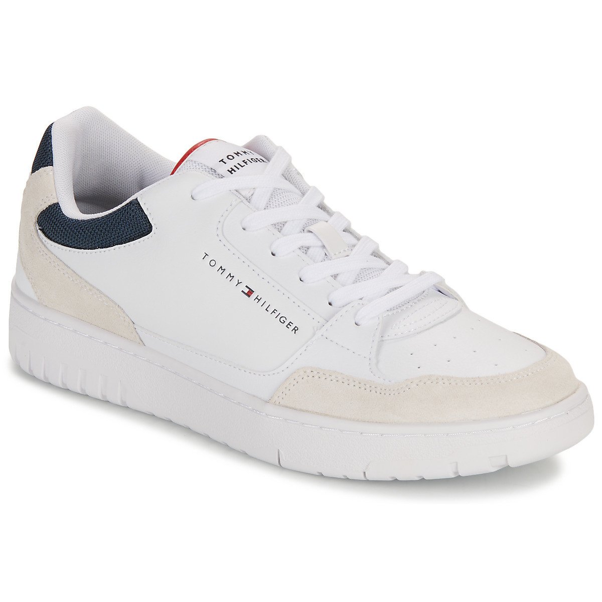 Tommy Hilfiger  TH BASKET CORE LTH MIX  Bílá