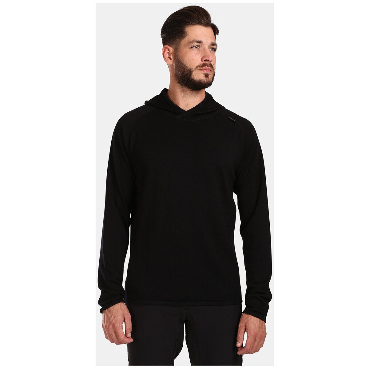 Kilpi  Pánský svetr s merino vlny  MOSEO-M  Černá