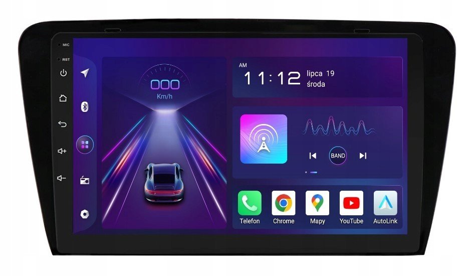 Rádio 2DIN Navigace Android Skoda Octavia III 3 8/256 Gb Dsp Carplay Lte