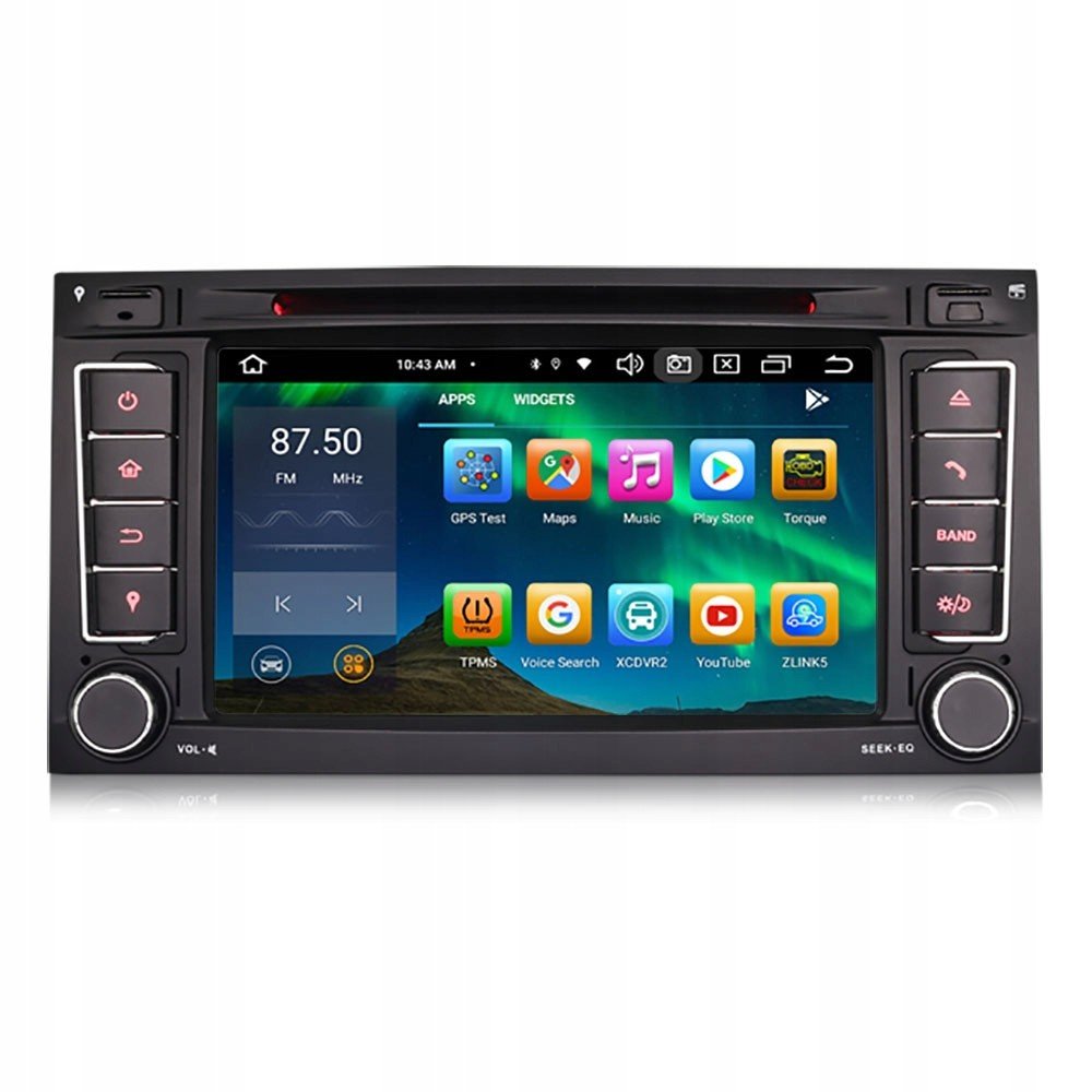 Rádio 2DIN Android Vw Touareg Transportér Multivan Caravelle Carplay 4/64