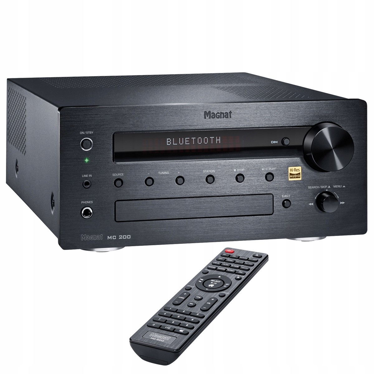 Magnat MC 200 Kompaktní Zesilovač Stereo Streamer CD Dab+ Fm Hi-Res