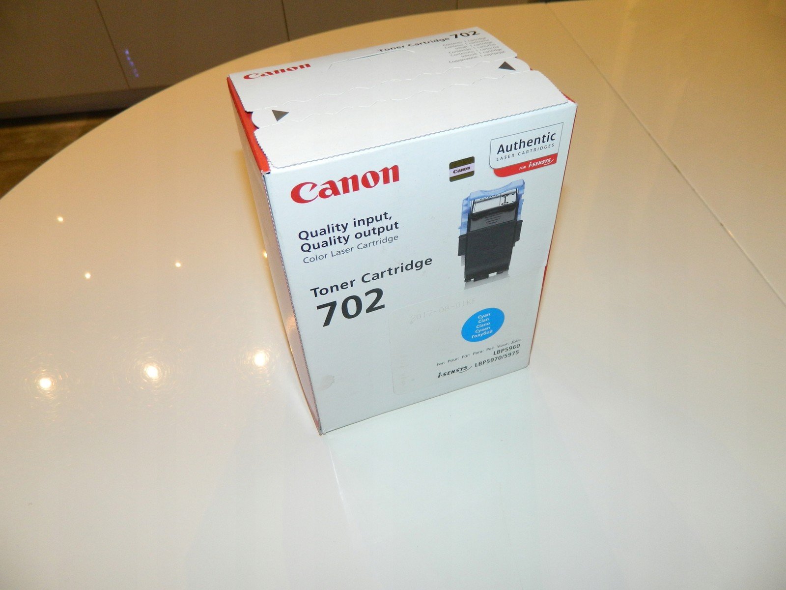 Toner Canon 702 Cyan 9644A004 Originál LBP5960