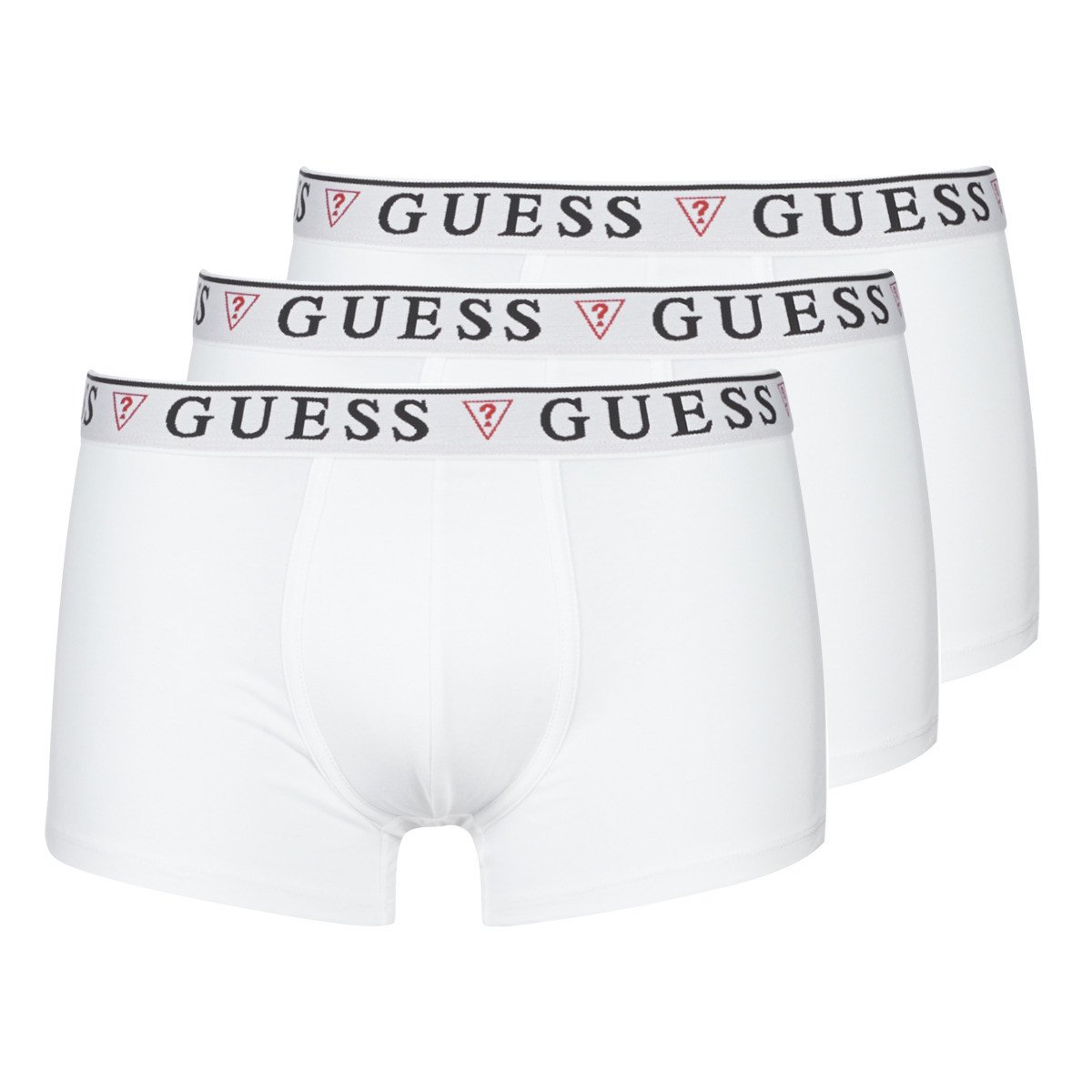 Guess  BRIAN BOXER TRUNK PACK X3  Bílá