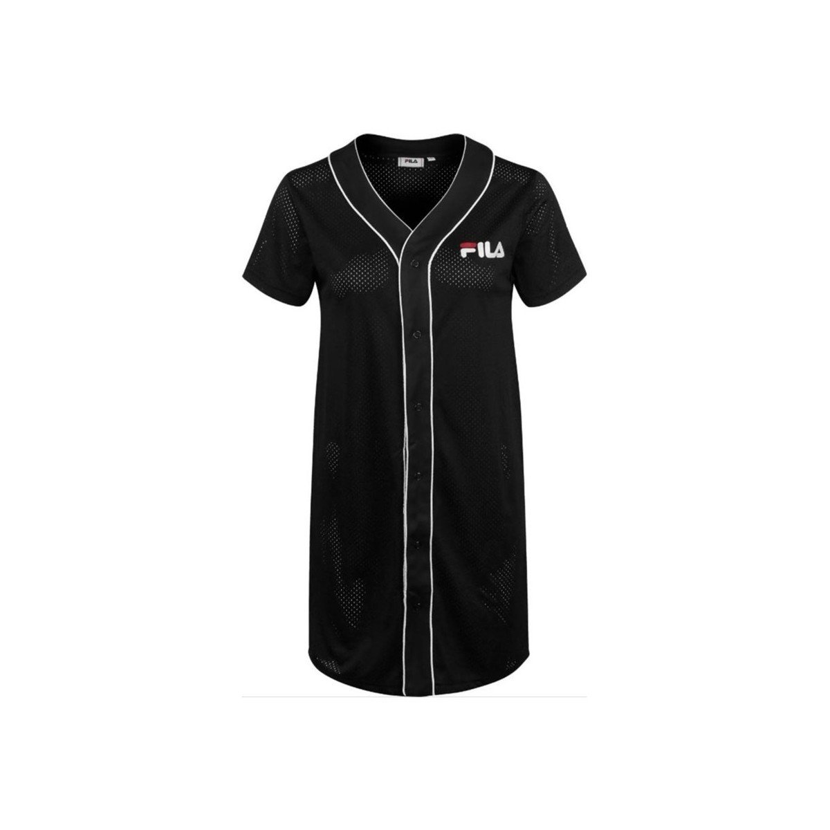 Fila  ROBIN BUTTON BASEBALL DRESS  Černá