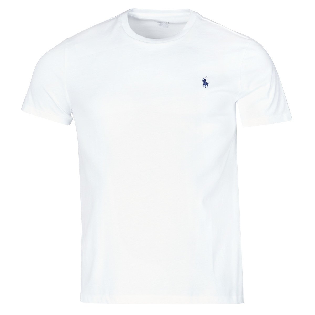 Polo Ralph Lauren  T-SHIRT AJUSTE COL ROND EN COTON LOGO PONY PLAYER  Bílá
