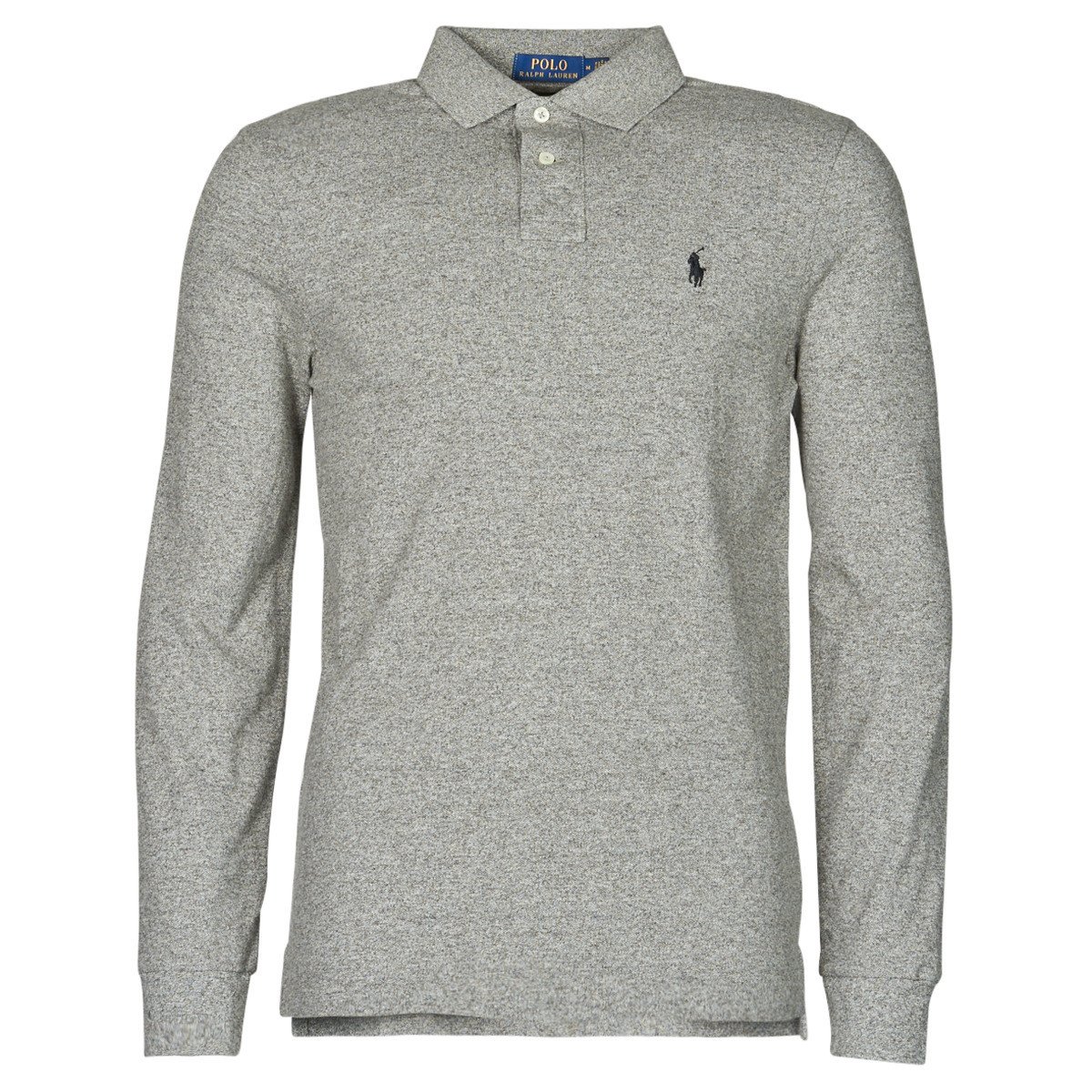 Polo Ralph Lauren  POLO AJUSTE DROIT EN COTON BASIC MESH LOGO PONY PLAYER  Šedá