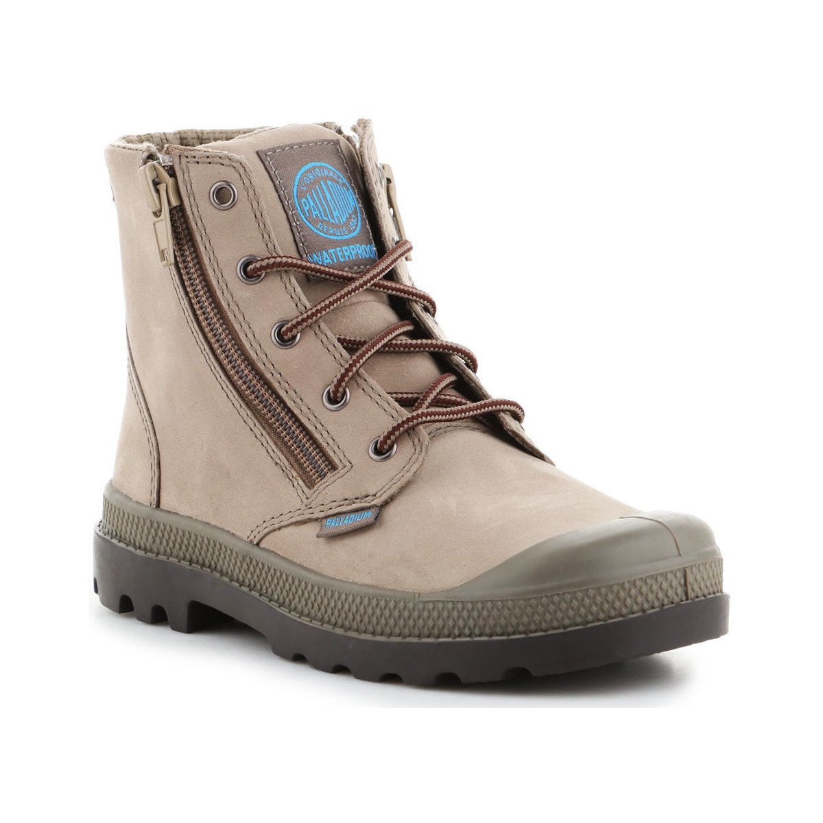 Palladium  Pampa Hi Lea Gusset 52744206  Zelená