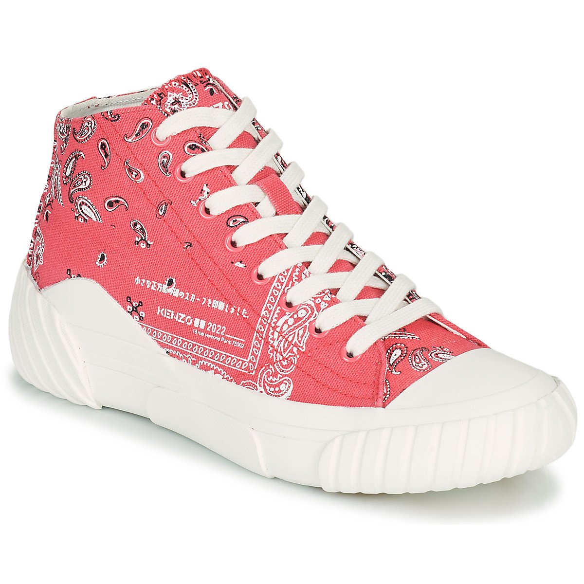 Kenzo  TIGER CREST HIGH TOP SNEAKERS  Růžová