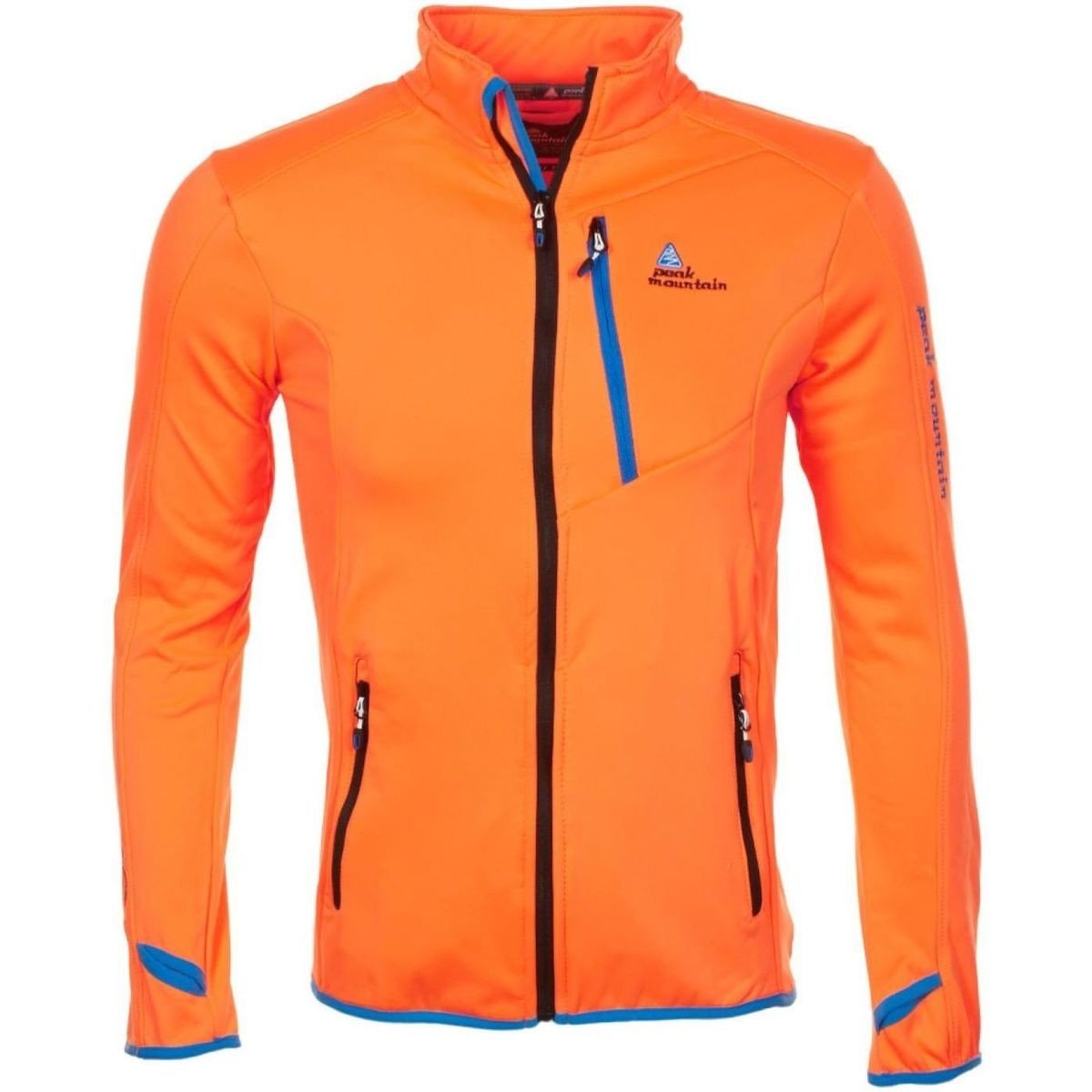 Peak Mountain  Blouson polar shell homme CLIMATE  Oranžová