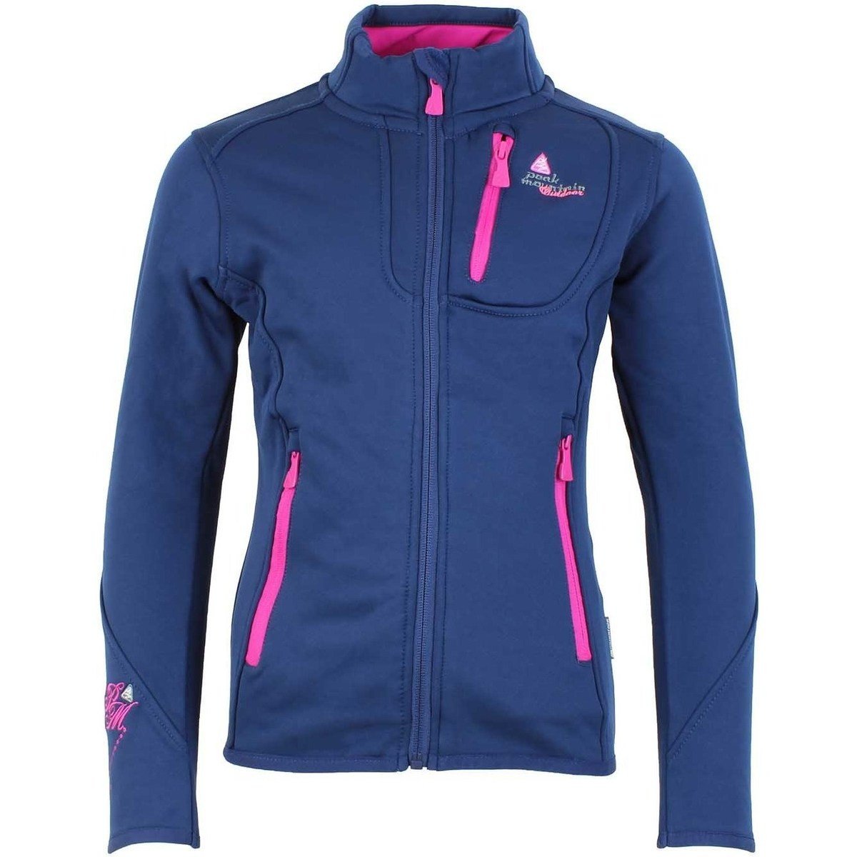 Peak Mountain  Blouson polarshell fille FAYNUR  Tmavě modrá
