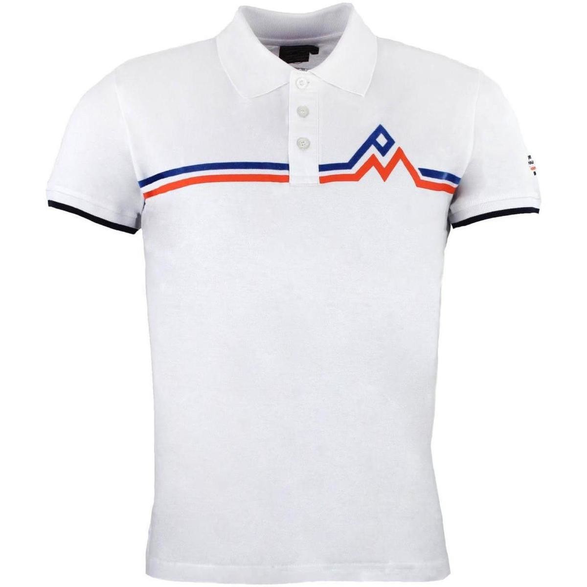 Peak Mountain  Polo manches courtes homme CRISTAL  Bílá