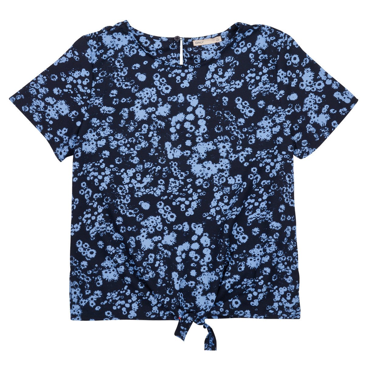 Only  KOGLINO S/S KNOT TOP CP PTM  Modrá