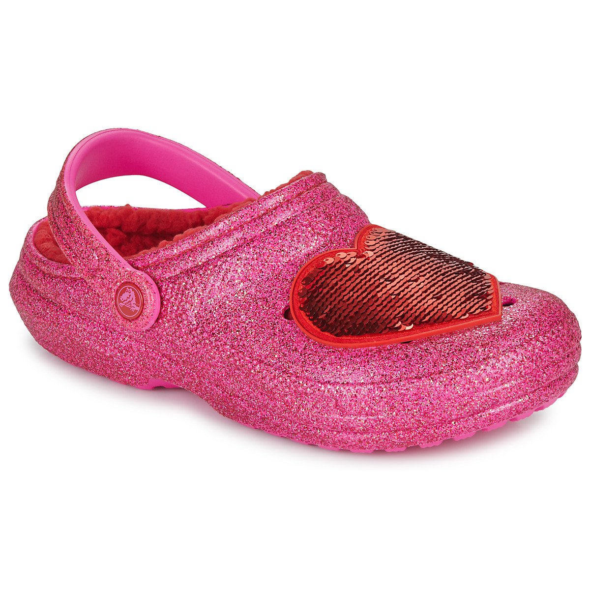 Crocs  CLASSIC LINED VALENTINES DAY CLOG  Růžová