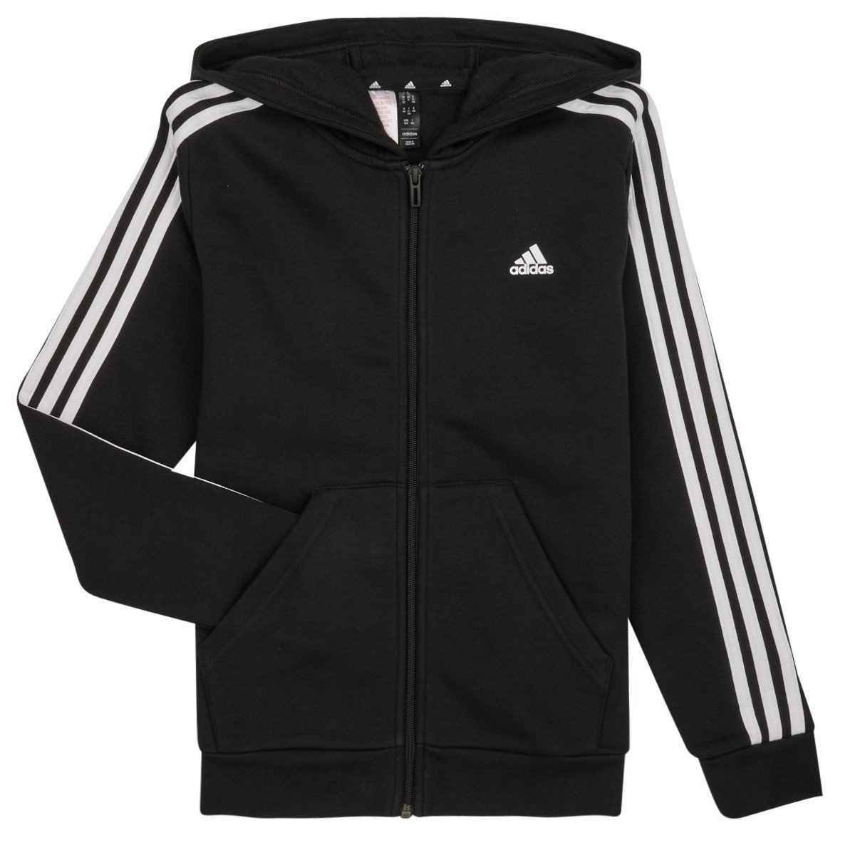 adidas  3S FL FZ HOOD  Černá
