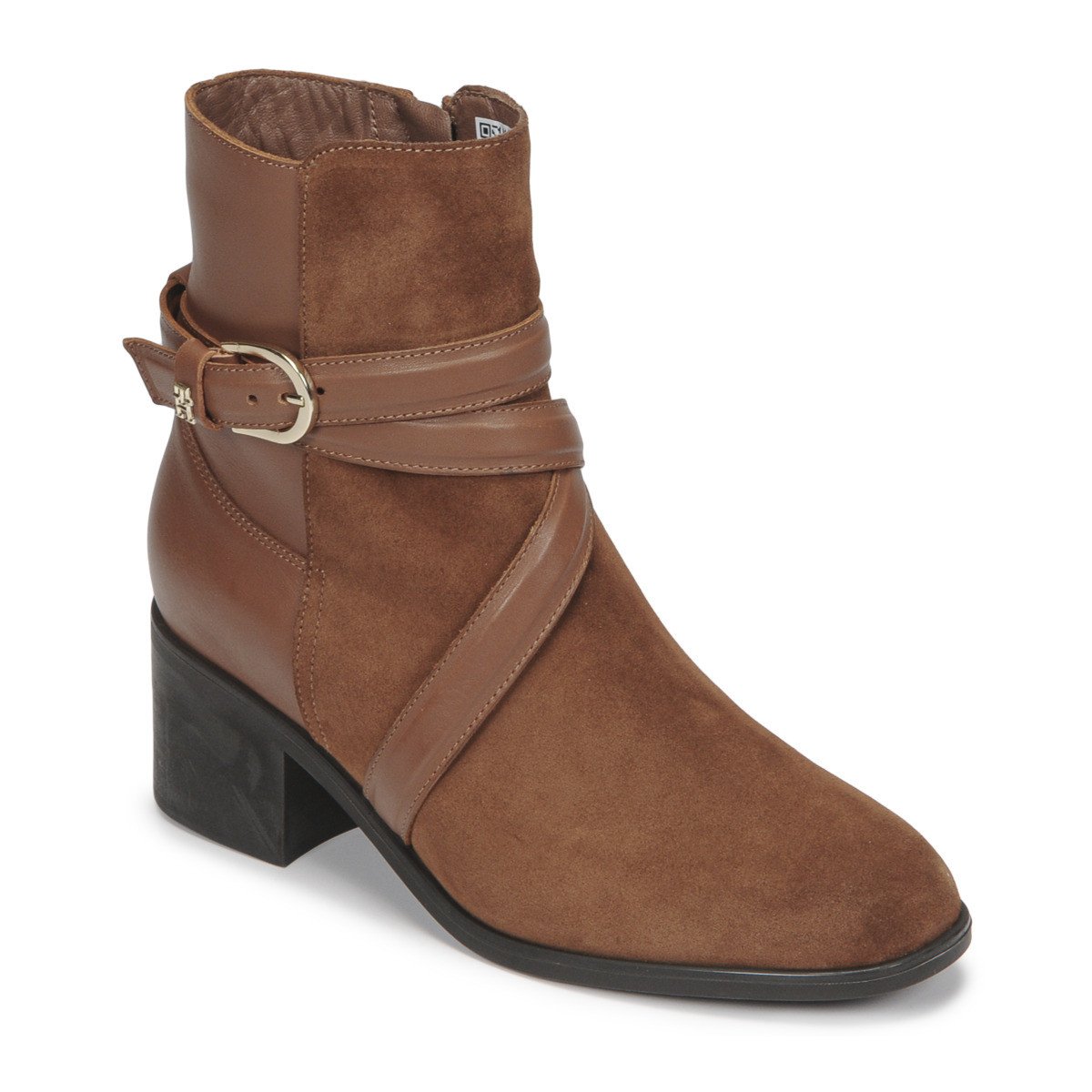 Tommy Hilfiger  ELEVATED ESSENTIAL MIDHEEL BOOT  Hnědá