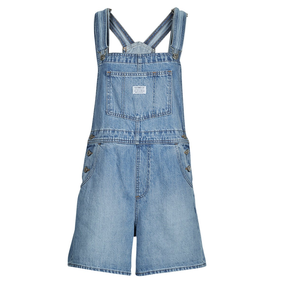 Levis  VINTAGE SHORTALL  Modrá