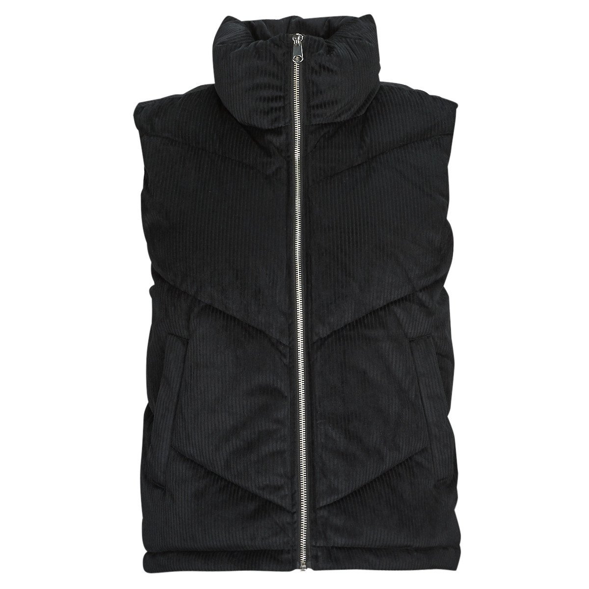 Vero Moda  VMDEBBIESOFIA CORDUROY WAISTCOAT  Černá