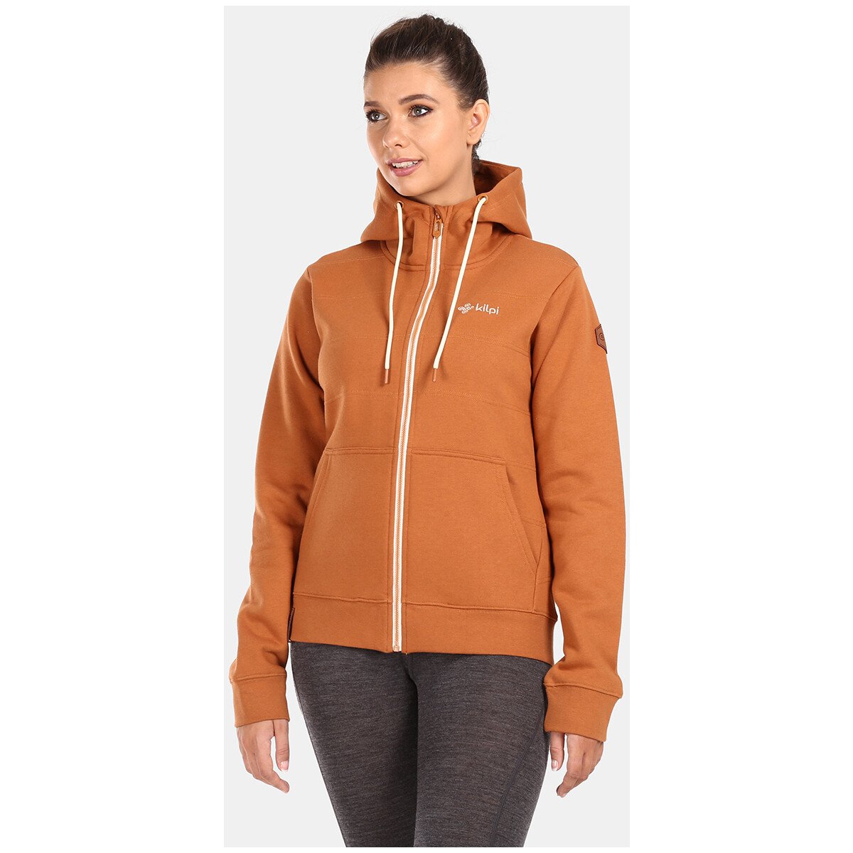 Kilpi  Dámská bavlněná mikina  RAJANA-W  Hnědá