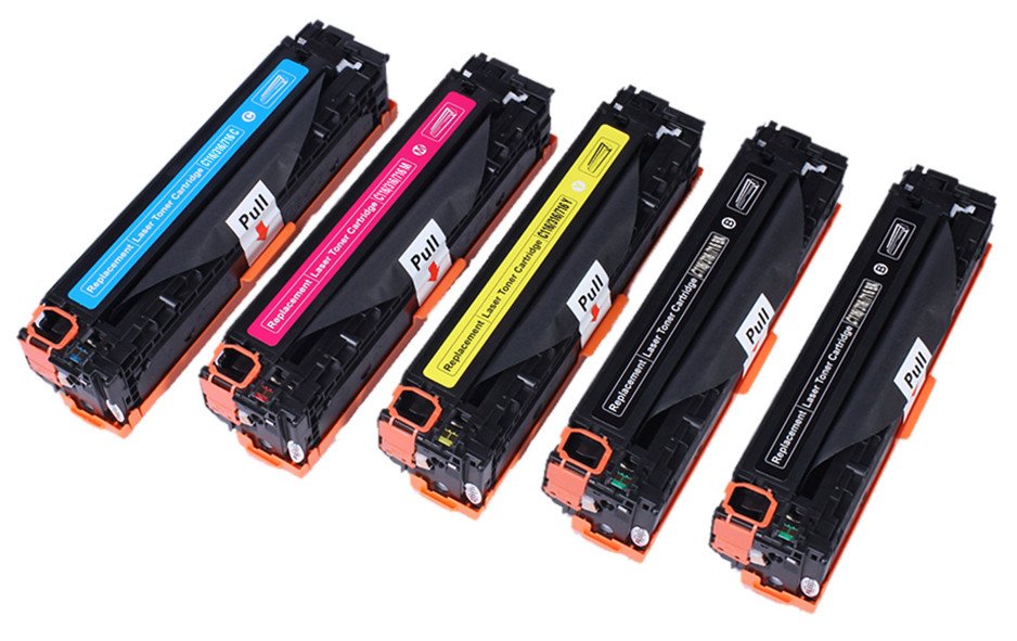 5x Toner CB540A Do Hp Color LaserJet CM1312nfi Mfp