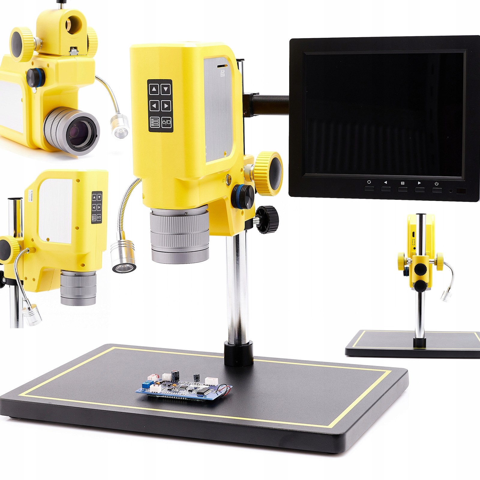 Digitální Mikroskop S Kamerou S180 Hdmi Monitor 8 Palců Pro Elektroniku