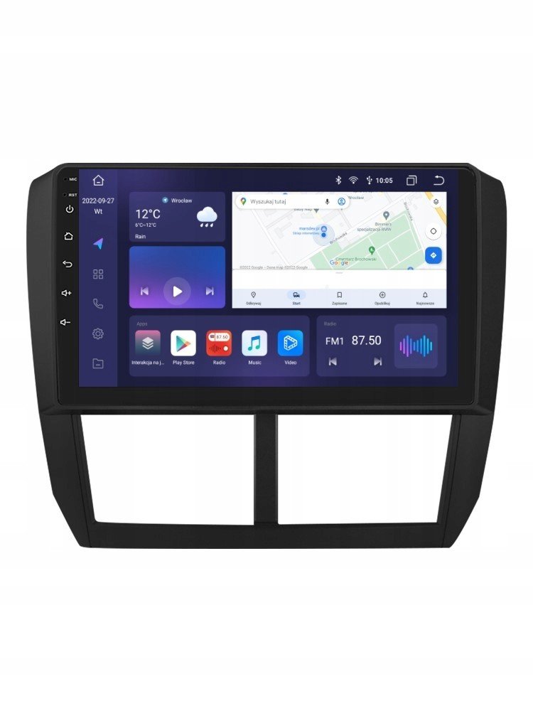 Rádio 2DIN Navigace Android Subaru Forester III Párty 3 Wrx Sti