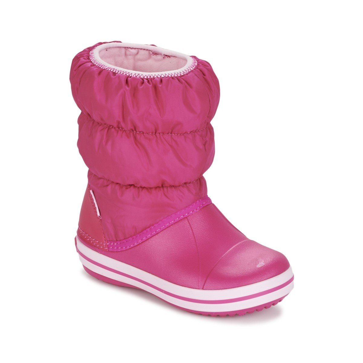 Crocs  WINTER PUFF BOOT KIDS  Růžová