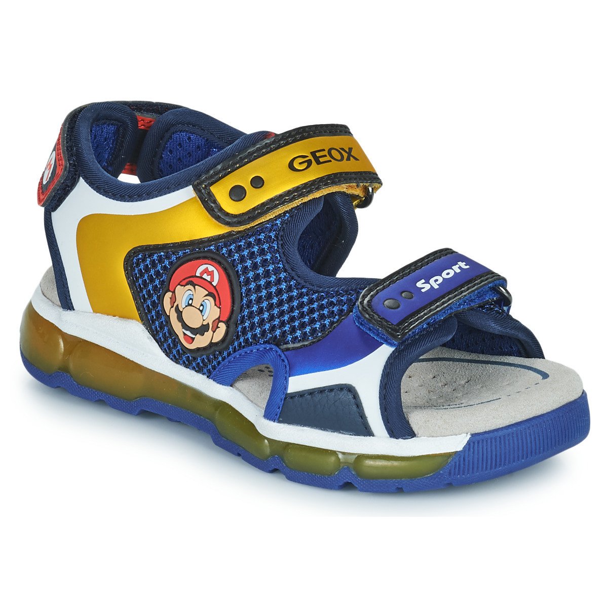 Geox  J SANDAL ANDROID BOY  Modrá